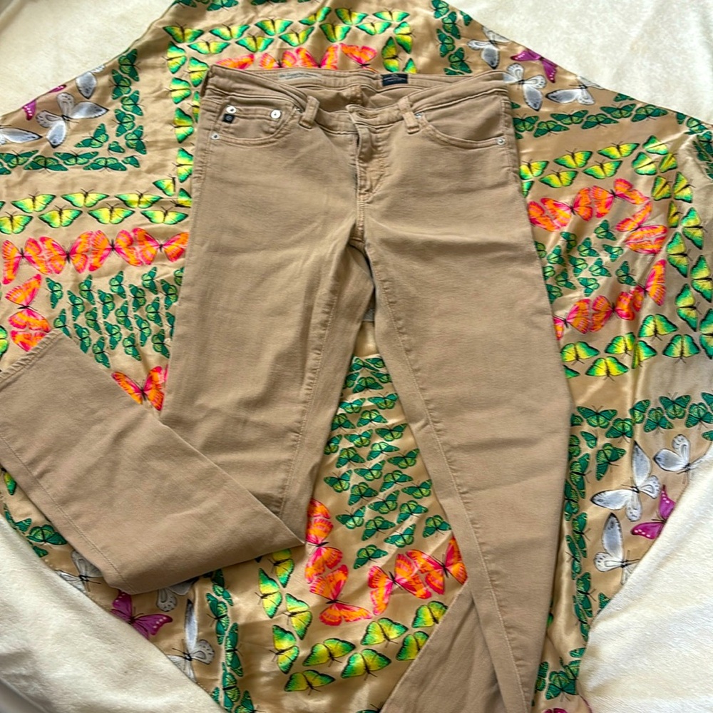 Khaki AG legging ankle jean